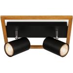 Schwarze Briloner Deckenstrahler & LED Deckenstrahler aus Holz schwenkbar 