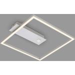 Reduzierte Silberne Briloner LED-Deckenleuchten aus Aluminium mit Bewegungsmelder 