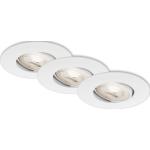 Weiße Briloner Runde Dimmbare LED Einbauleuchten aus Kunststoff 