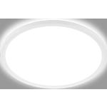 Reduzierte Weiße Moderne Briloner Runde LED Panels aus Kunststoff 