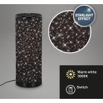 Briloner Leuchten LED Tischleuchte »7334-015«, schwarz, GU10, Nachttischlampe, Sternenhimmel aus Stoff, schwarz