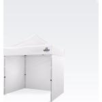 BRIMO Scherenzelt 2x2m - mit 3 Wänden - Weiß - weiß Polyester SO 2x2 White