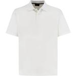 Reduzierte Weiße Kurzärmelige Brioni Kurzarm-Poloshirts aus Baumwolle für Herren Größe 3 XL 