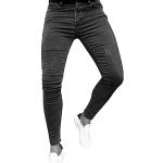 Schwarze Ripped Jeans & Zerrissene Jeans aus Denim für Herren Petite für den für den Sommer 