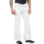 Weiße Y2K Slim Fit Jeans aus Denim für Herren Größe XL 