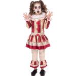 Rote Gestreifte Clown-Kostüme & Harlekin-Kostüme für Damen Größe L 