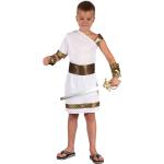 Goldene Midi Römer-Kostüme aus Polyester für Kinder 