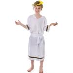 Weiße Midi Römer-Kostüme aus Polyester für Kinder 
