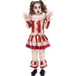 Rote Gestreifte Clown-Kostüme & Harlekin-Kostüme für Damen Größe XL 