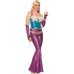 Blaue Meerjungfrau-Kostüme für Damen Größe S 
