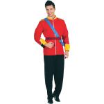 Rote Stehkragen Karnevalshosen & Faschingshosen mit Schulterpolstern für Herren Einheitsgröße 