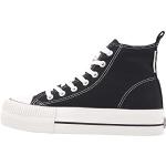Schwarze British Knights High Top Sneaker & Sneaker Boots aus Canvas für Damen Größe 41 