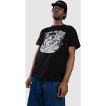 Schwarze Streetwear Brixton T-Shirts aus Baumwolle für Herren Größe XL 