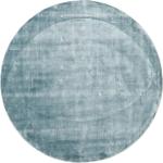 Reduzierte Hellblaue Unifarbene Rugvista Runde Runde Teppiche 300 cm 