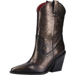 Goldene Cowboy-Boots & Cowboystiefeletten aus Leder für Damen Größe 41 