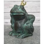 Froschkönig Wasserspeier aus Bronze 