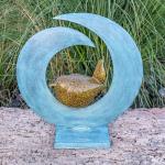 Moderne Thermobrass Deko-Vögel für den Garten aus Bronze 