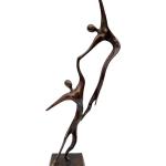 Moderne 60 cm Bronzefiguren aus Bronze 