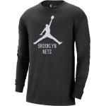 Reduzierte Schwarze Langärmelige Nike Essentials NBA T-Shirts für Herren Größe S 