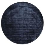 Reduzierte Dunkelblaue Unifarbene Rugvista Runde Runde Teppiche 300 cm mit New York Motiv 