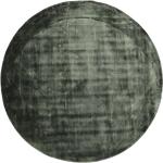 Dunkelgrüne Unifarbene Rugvista Runde Runde Teppiche 300 cm mit New York Motiv 