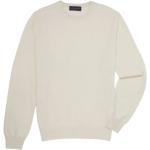Reduzierte Weiße BROOKS BROTHERS Kaschmir-Pullover aus Wolle für Herren Größe S 