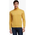 Reduzierte Gelbe BROOKS BROTHERS Stehkragen Kaschmir-Pullover aus Wolle für Herren Größe M 