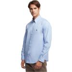 Reduzierte Blaue Casual BROOKS BROTHERS Button Down Kragen Regular Fit Hemden aus Baumwolle maschinenwaschbar für Herren Größe S 
