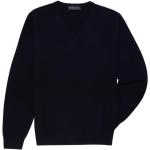 Reduzierte Blaue BROOKS BROTHERS V-Ausschnitt Kaschmir-Pullover aus Wolle für Herren Größe M 
