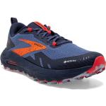Reduzierte Marineblaue Brooks Cascadia Gore Tex Trailrunning Schuhe wasserdicht für Damen Größe 38 