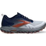 Reduzierte Blaue Brooks Cascadia Trailrunning Schuhe für Herren Größe 42,5 