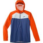 Brooks High Point Waterproof Jacket - Laufjacke Herren - 211448-440 Aegean/Bright Orange/Lt Slate XXL