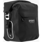 Schwarze Brooks England Packtaschen 10l mit Reißverschluss mit Rollverschluss klein 