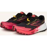 Neonpinke Brooks Catamount Trailrunning Schuhe aus Mesh atmungsaktiv für Damen Größe 42,5 