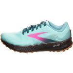 Reduzierte Cyanblaue Brooks Catamount Trailrunning Schuhe aus Mesh atmungsaktiv für Damen Größe 39 