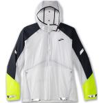 Brooks Visible Convertible Men's Running Jacket (211406134) white/asphalt/nightlife