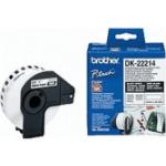Brother DK-22214 - Thermopapier - weiß - Rolle (1,2 cm x 30,5 m) - für QL 1050, 1060, 500, 550, 560, 570, 580, 650, 700,
