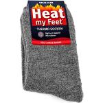 BRUBAKER 2 Paar Heat my Feet Unisex Thermo Socken Grau Größe 47-50