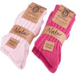 Brubaker Alpaka-Socken pink/rosa
