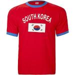 BRUBAKER Herren oder Damen Südkorea Fan T-Shirt Rot Gr. S