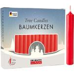 BRUBAKER Kerzen Candlelights, Baumkerzen, rot, Ø 1,25 cm, Höhe 9,5 cm, 20 Stück