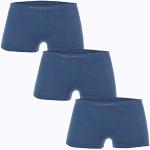 Hellblaue Brubeck Boxershorts für Kinder aus Baumwolle für Jungen Größe 146 3-teilig 