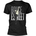 Schwarze Kurzärmelige Bruce Springsteen T-Shirts maschinenwaschbar für Herren Größe S 