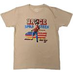 Bruce Springsteen T Shirt Born in The USA 85 Nue offiziell Unisex Sand M