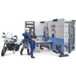 bruder bworld Polizeistation mit Polizeimotorrad, Spielfigur