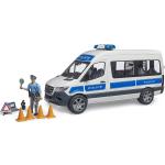 BRUDER MB Sprinter Polizei Einsatzfahrzeug, mit Polizist, Ausrüstung und Licht- und Soundmodul