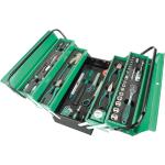 grün/schwarz Corvus A600015 Werkzeugkasten aus Metall 