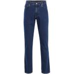 Blaue Unifarbene Casual BRÜHL Stretch-Jeans mit Reißverschluss Handwäsche für Herren 