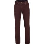 Rote BRÜHL 5-Pocket Jeans aus Baumwolle für Herren Größe XL 