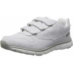 Reduzierte Weiße Elegante Brütting Low Sneaker mit Schnürsenkel in Normalweite aus Textil Leicht für Damen Größe 43 
